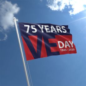 VE Day 75 Flag 5ft X 3ft