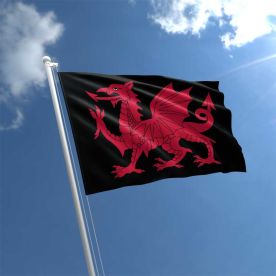 Black Wales flag