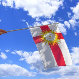 West Riding Hand Waving Flag