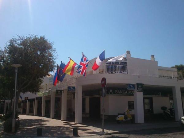 Flags in the sun!