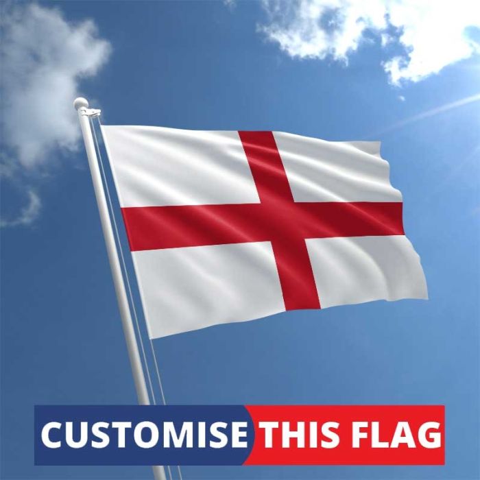 ANY NAME ENGLAND ST GEORGE'S FLAG PERSONALISED BABY BIB EDGE COLOUR *GIFT*