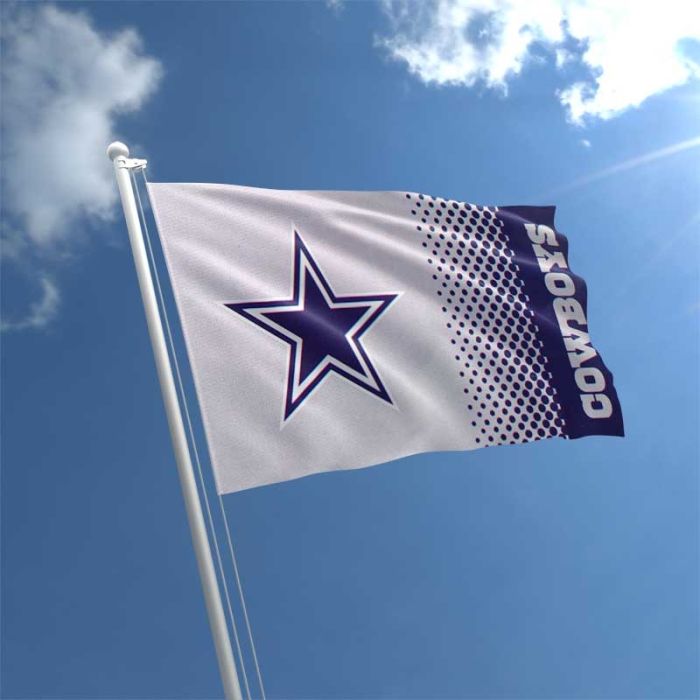 American Football Flag 5Ftx3Ft Dallas Cowboys Flag 