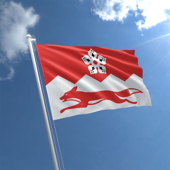 Flag of Leicestershire Quality Flag Material  Various Flag Sizes