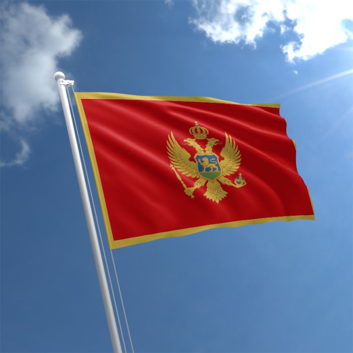 Montenegro 3' X 2' 3ft x 2ft Flag With Eyelets Premium Quality New 