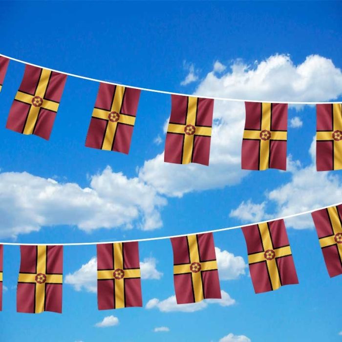 Northamptonshire County Flag Polyester Bunting Various Lengths 