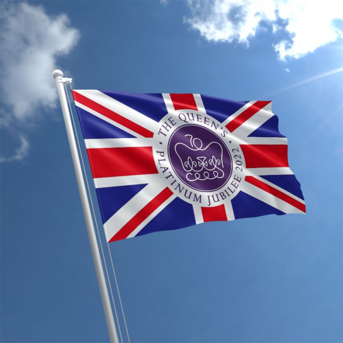 Queen Elizabeth II Platinum Jubilee 2022 Scotland 5'x3' Flag