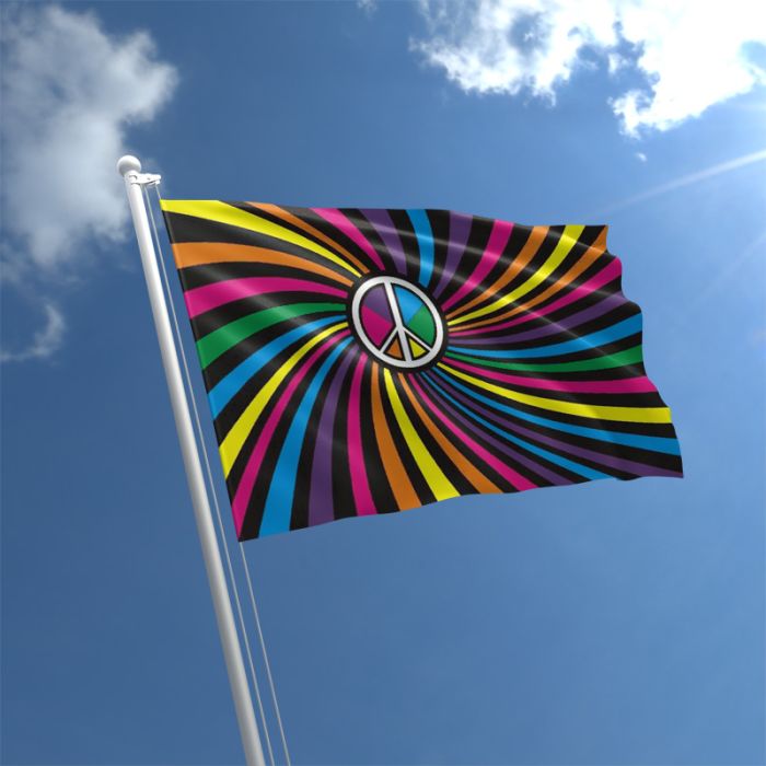 Flag Rainbow swirl 5ft x 3ft 