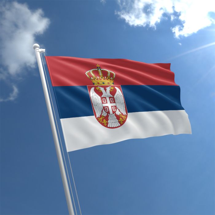знаме на сърбия