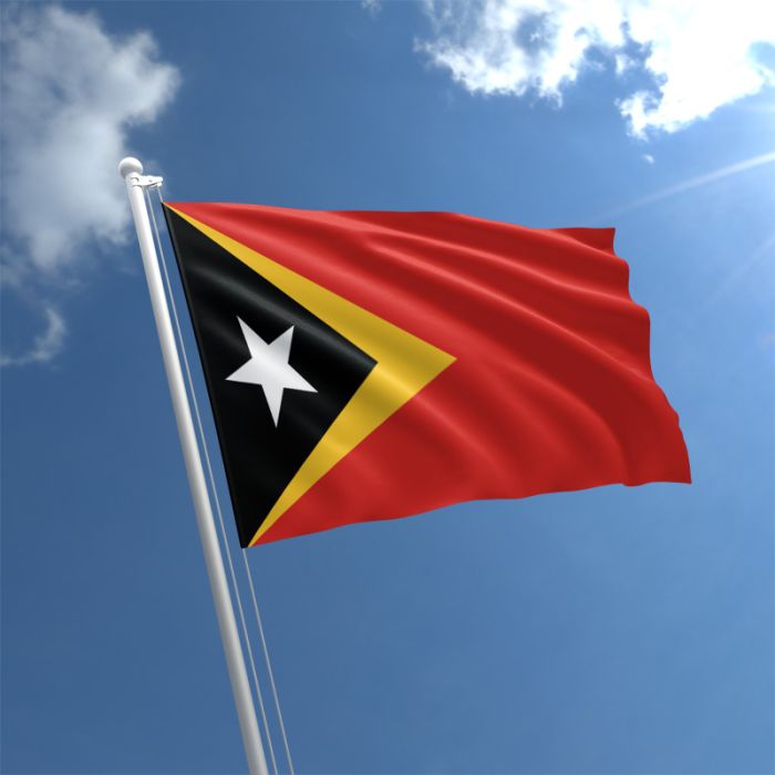 Polyester Flag East Timor Choice of Sizes Timor-Leste