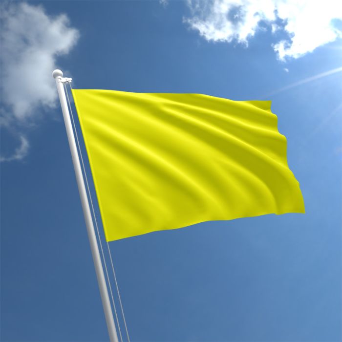 Plain Yellow 3'x2' Flag 