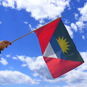 Antigua & Barbuda Hand Waving Flag