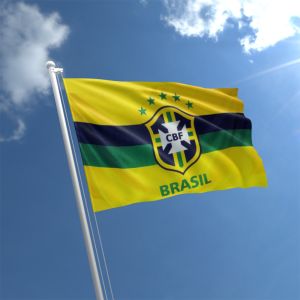 Brazil Football Flag