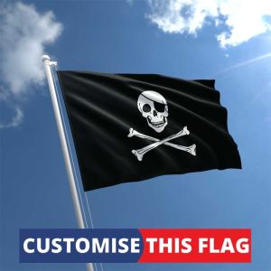 Custom Skull & Crossbones Flag