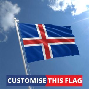 Custom Iceland Flag