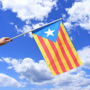 Estelada Catalan Hand Flag
