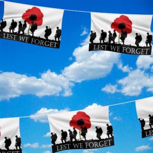 Giant Lest We Forget Bunting