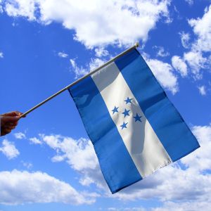 Honduras Hand Waving Flag