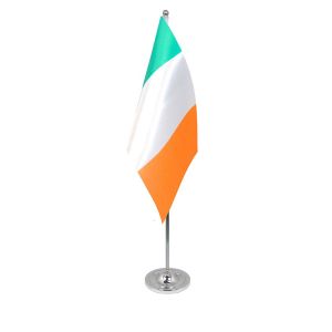 Ireland table flag satin