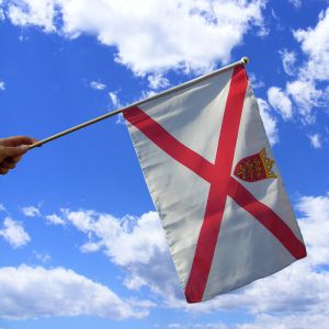 Jersey Hand Waving Flag