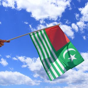 Kashmir Hand Waving Flag