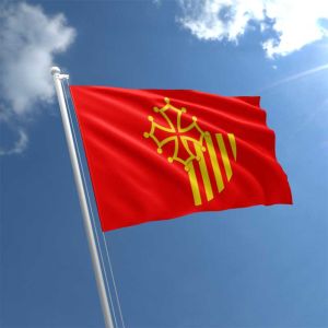 Languedoc Roussillon flag 5ft x 3ft