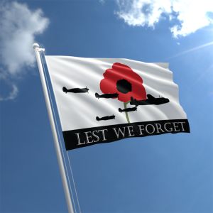 Lest We Forget RAF Flag
