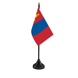 Mongolia Table Flag