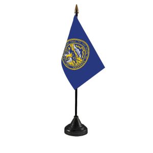 Nebraska Table Flag