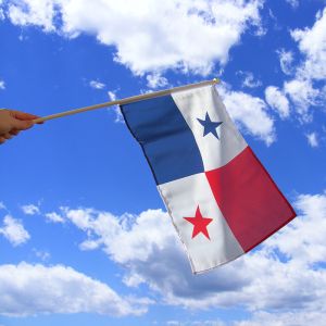 Panama Hand Waving Flag