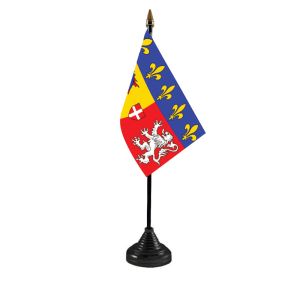 Rhone Alpes Table Flag