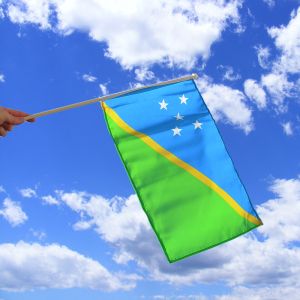 Solomon Islands Hand Waving Flag