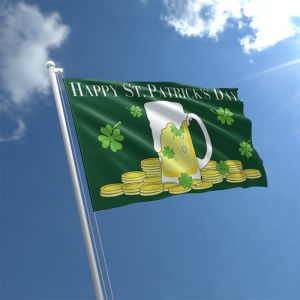 St Patricks Day Beer Flag