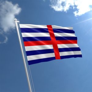Blue/White Striped Ensign Flag