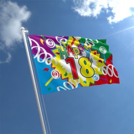 18th Birthday Flag