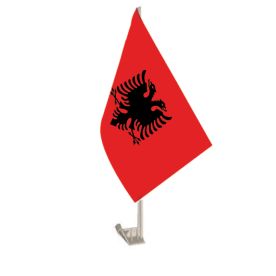 Albania Car Flag