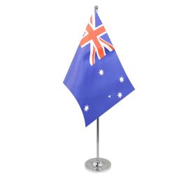Australia table flag satin