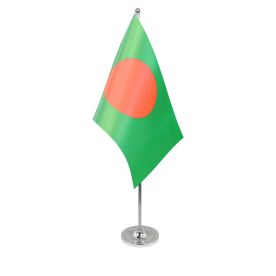 Bangladesh table flag satin