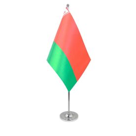 Belarus table flag Satin