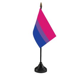 Bi Pride Table Flag