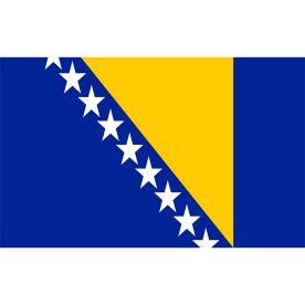 Bosnia Herzegovina Flag 8Ft X 5Ft