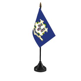 Connecticut Table Flag