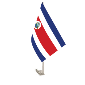 Costa Rica Car Flag