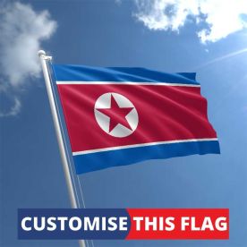 Custom North Korea Flag