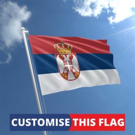 Custom Serbia Flag