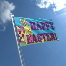 Happy Easter Flag 5Ft X 3Ft