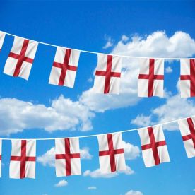 St George Charger 10 flags National Bunting 3 metre England 