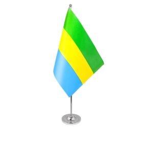 Gabon table flag satin