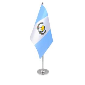 Guatemala table flag satin