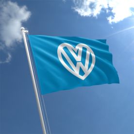 I Love VW Flag