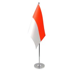 Indonesia table flag satin